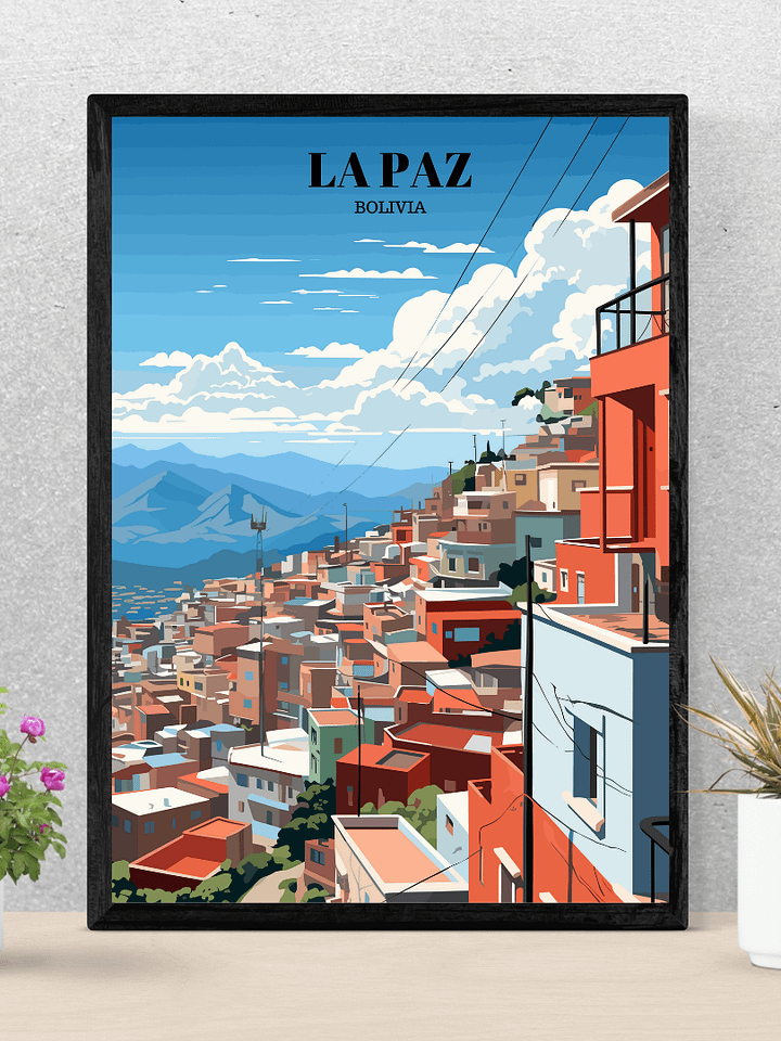 La Paz Travel Print Wall Art product image (1)