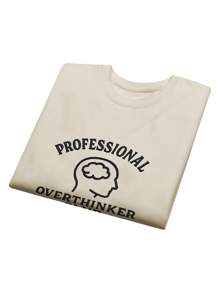 Professional Overthinker Club Emblem Sweatshirt product image (10)