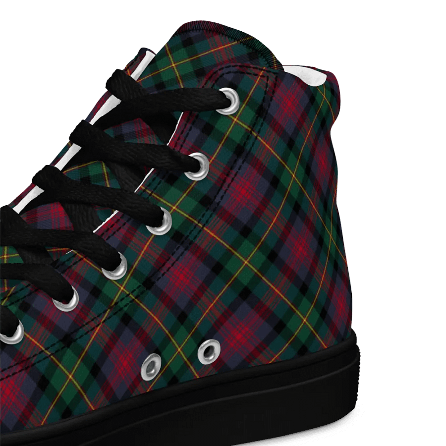 Logan Tartan Men's High Top Shoes product image (12)