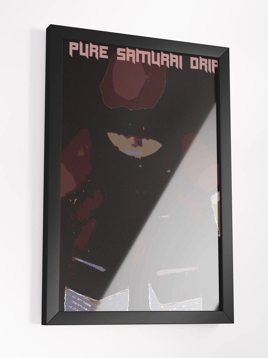 Galactic Void Samurai Drip Edition Framed Matte Poster product image (5)