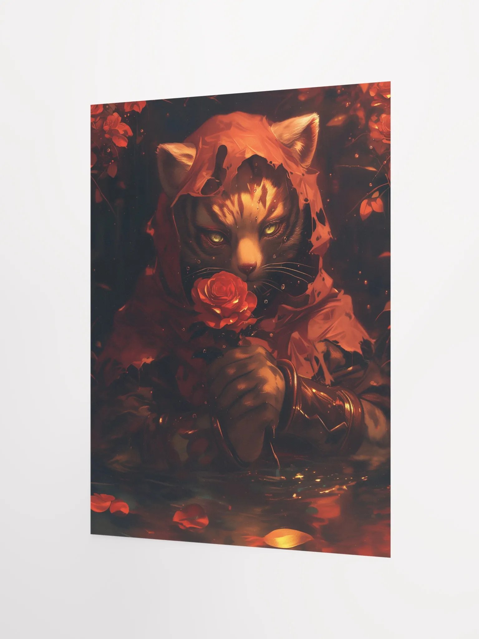 Mystical Feline Romance Poster product image (3)