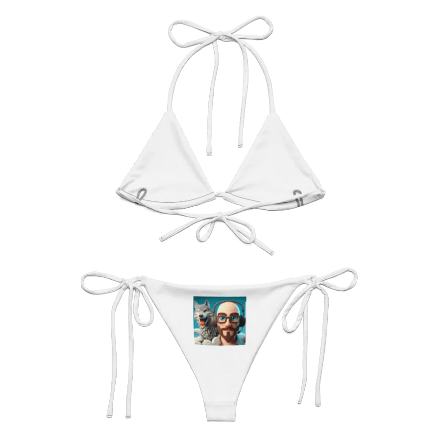 Paws Nation All-Over Print Recycled String Bikini product image (3)