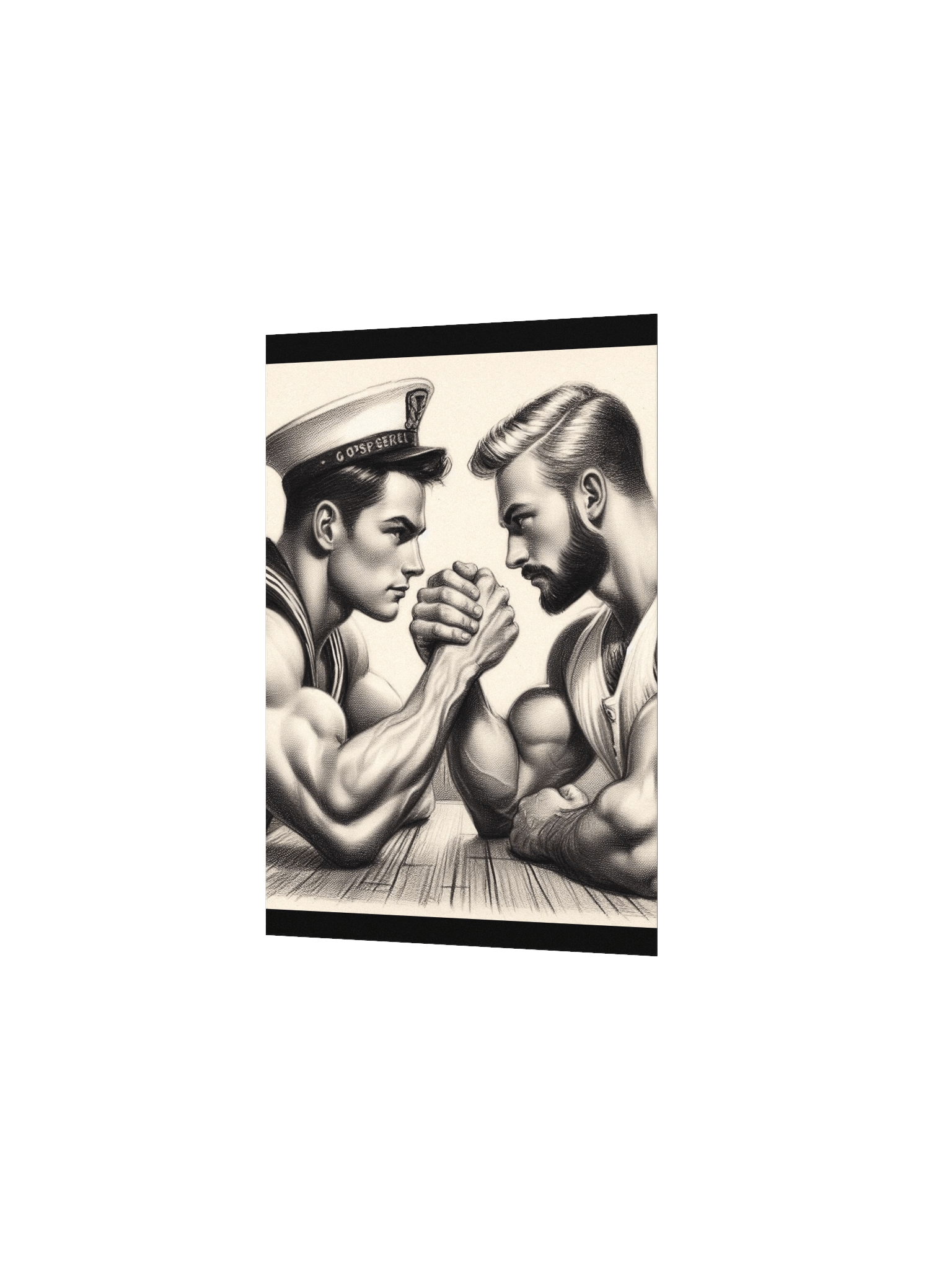 Up Close and Personal: Sailors – Tom of Finland Tribute Gay Pride Graphic Design Poster product image (2)