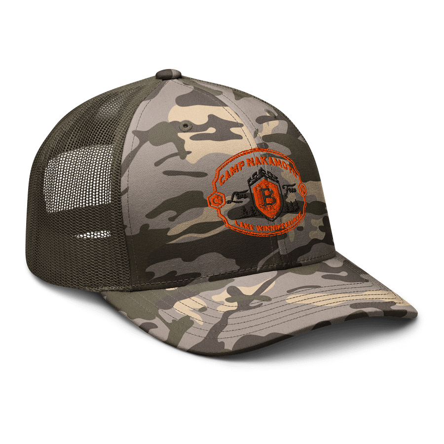 Camo Camp Trucker Hat product image (6)