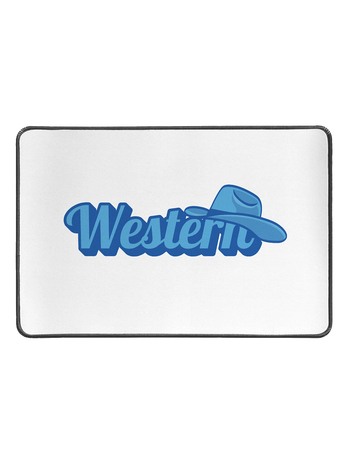 Tapis de Bureau – WESTERN & Chapeau Cowboy Bleu product image (1)