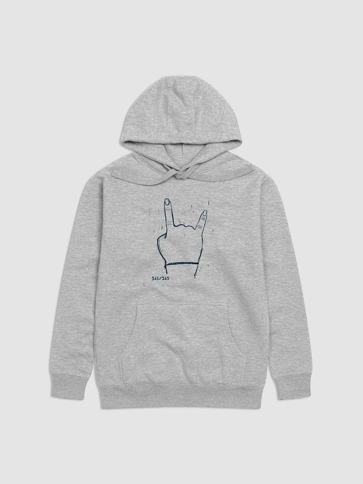 Linocut Rock On Hoodie product image (3)