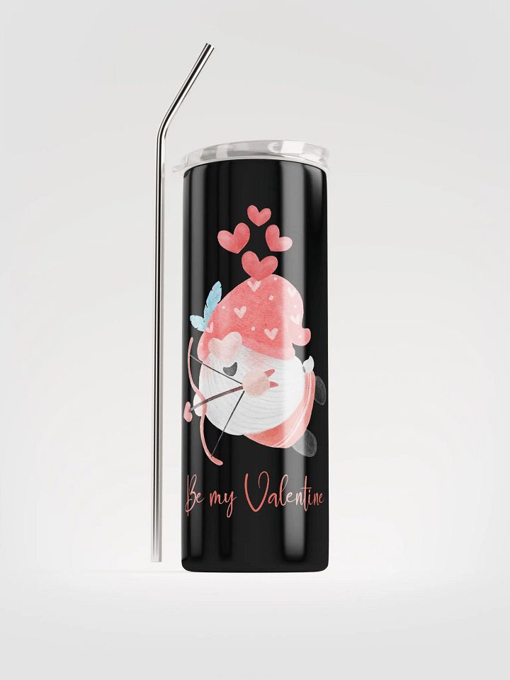 Cupid Gnome Stainless Steel Tumbler: Be My Valentine Gift! product image (1)