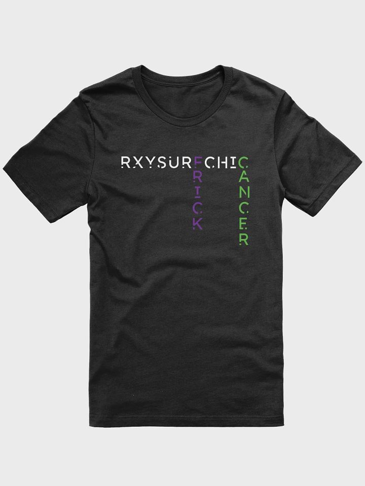 [charity] FRICK CANCER - purple accent shirt product image (1)