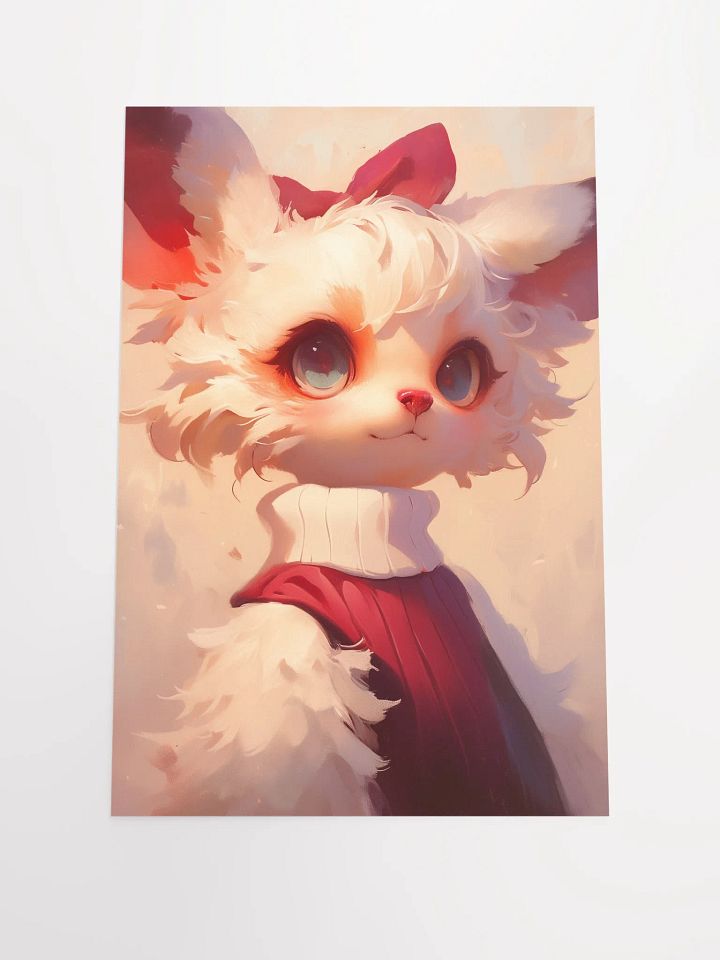Whimsical Cat Matte Poster product image (1)
