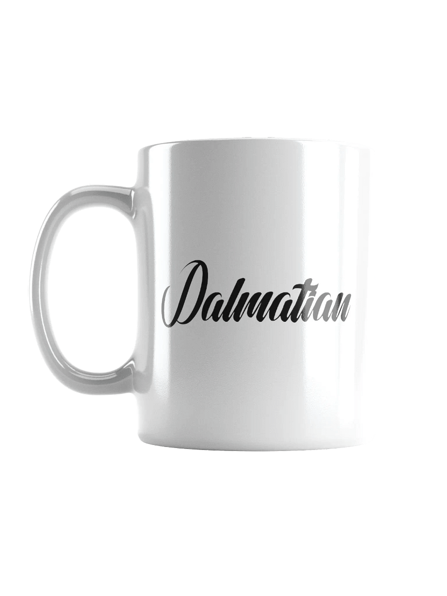 Dalmatian Fancy Script Minimalist Chic Mug product image (3)