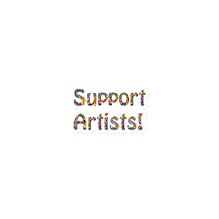 Support Artists! Colorful Magnet product image (1)