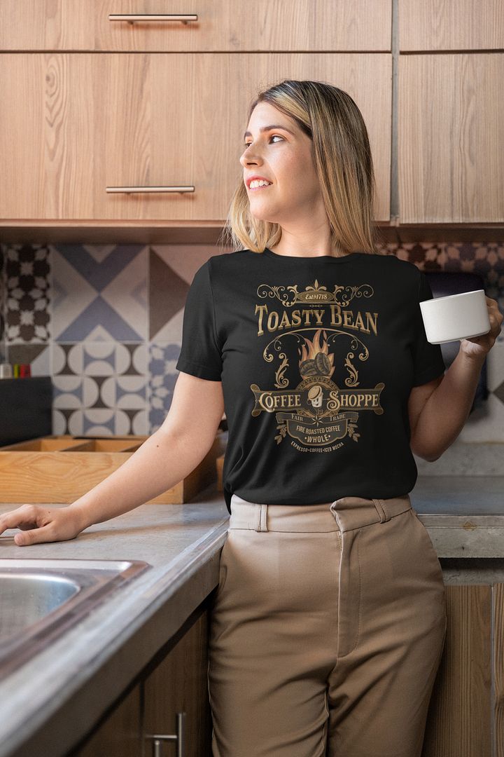 Vintage Toasty Bean Coffee Shoppe - Retro Coffee Lover's Delight! product image (2)
