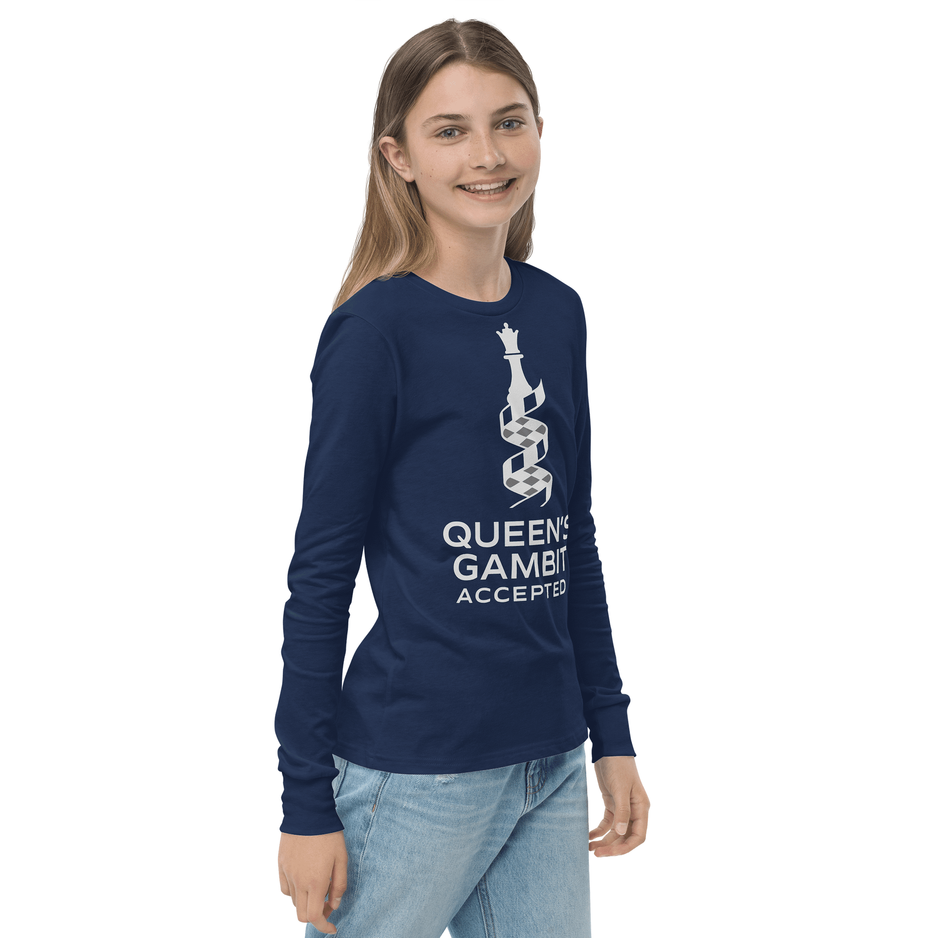 Queen's Gambit Accepted - Youth Long Sleeve T-Shirt product image (10)