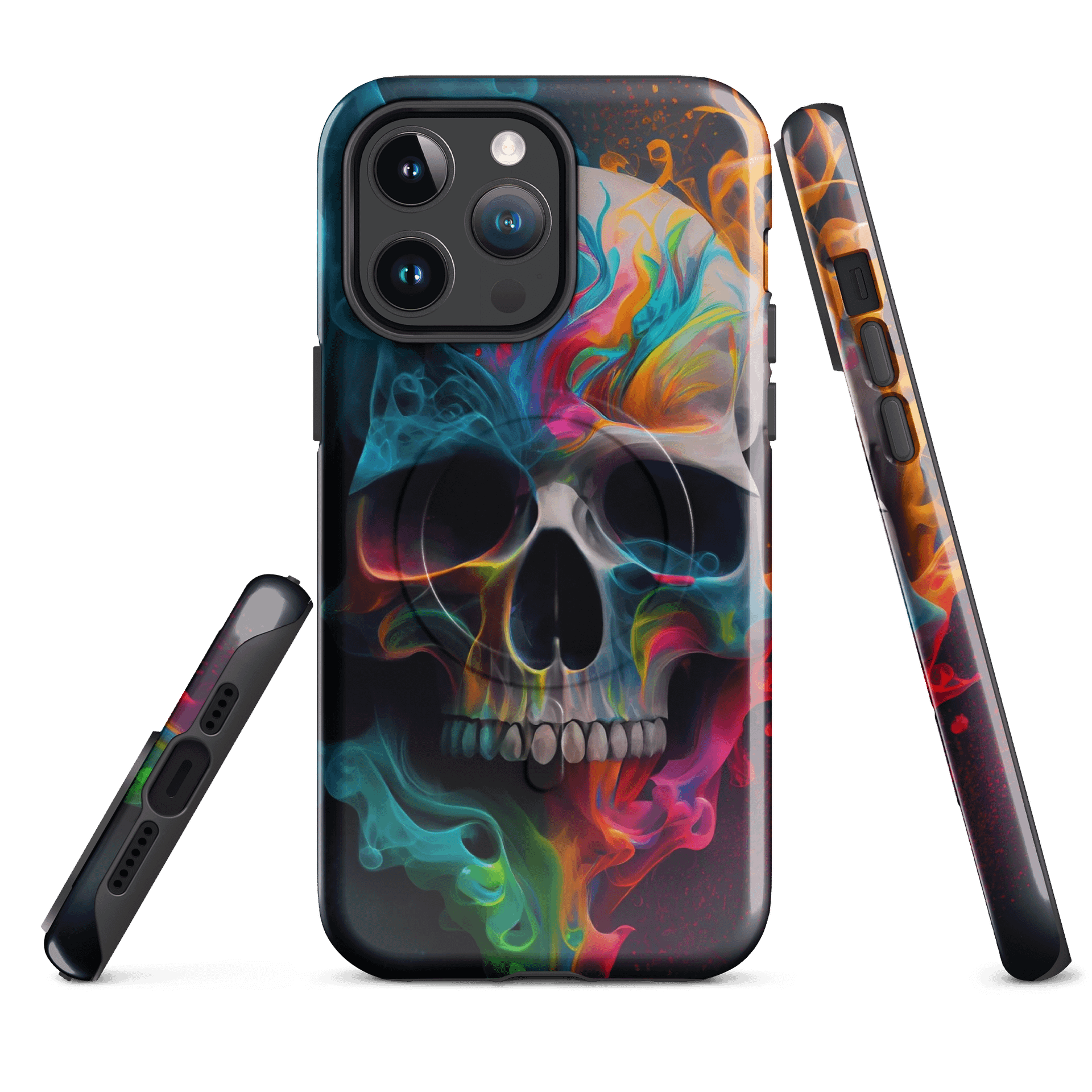 ranbow skull iphone case product image (4)