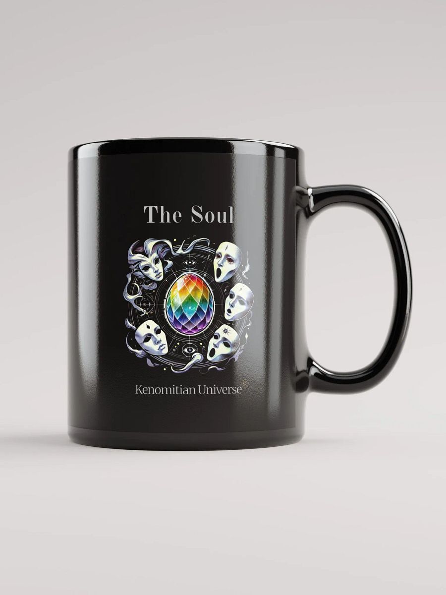 The Soul | Black Glossy Mug product image (3)