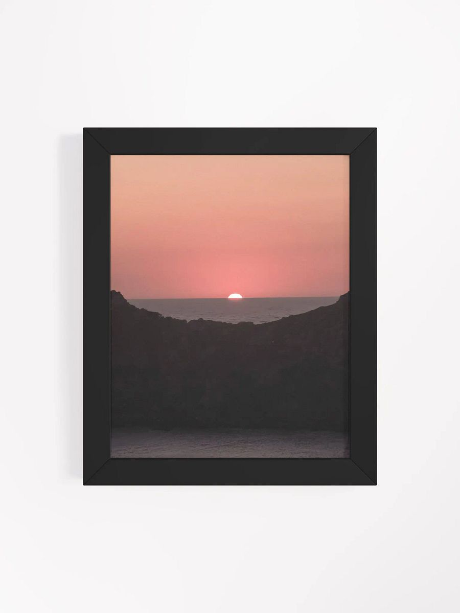 Sardegna Sunset - Framed High-Quality Matte Poster product image (4)