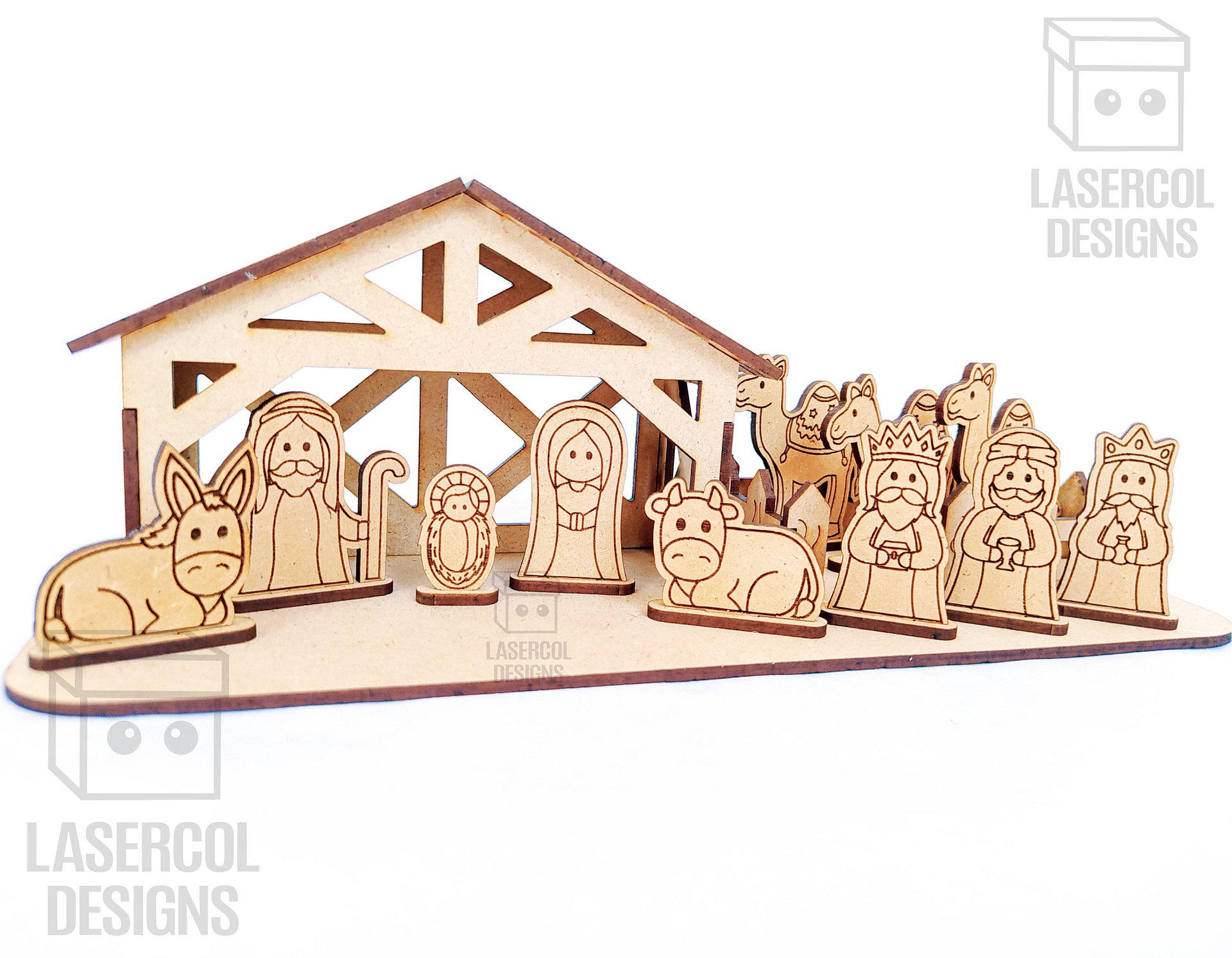 Nativity Scene - Christmas Gift - Laser Cut Files product image (4)