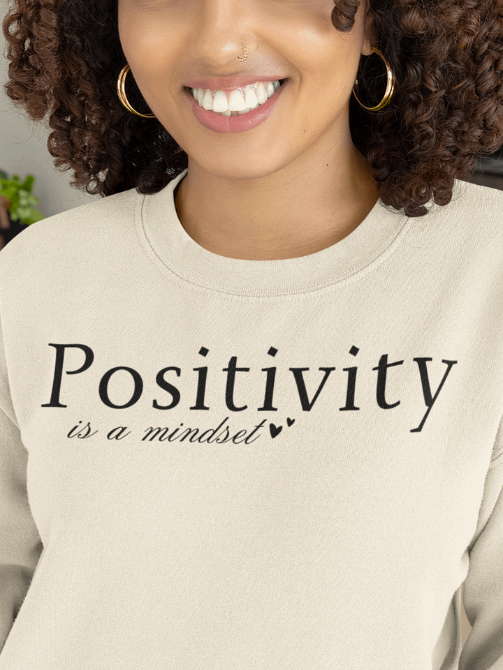 Positive Mindset Gildan Crewneck Sweatshirt. product image (1)