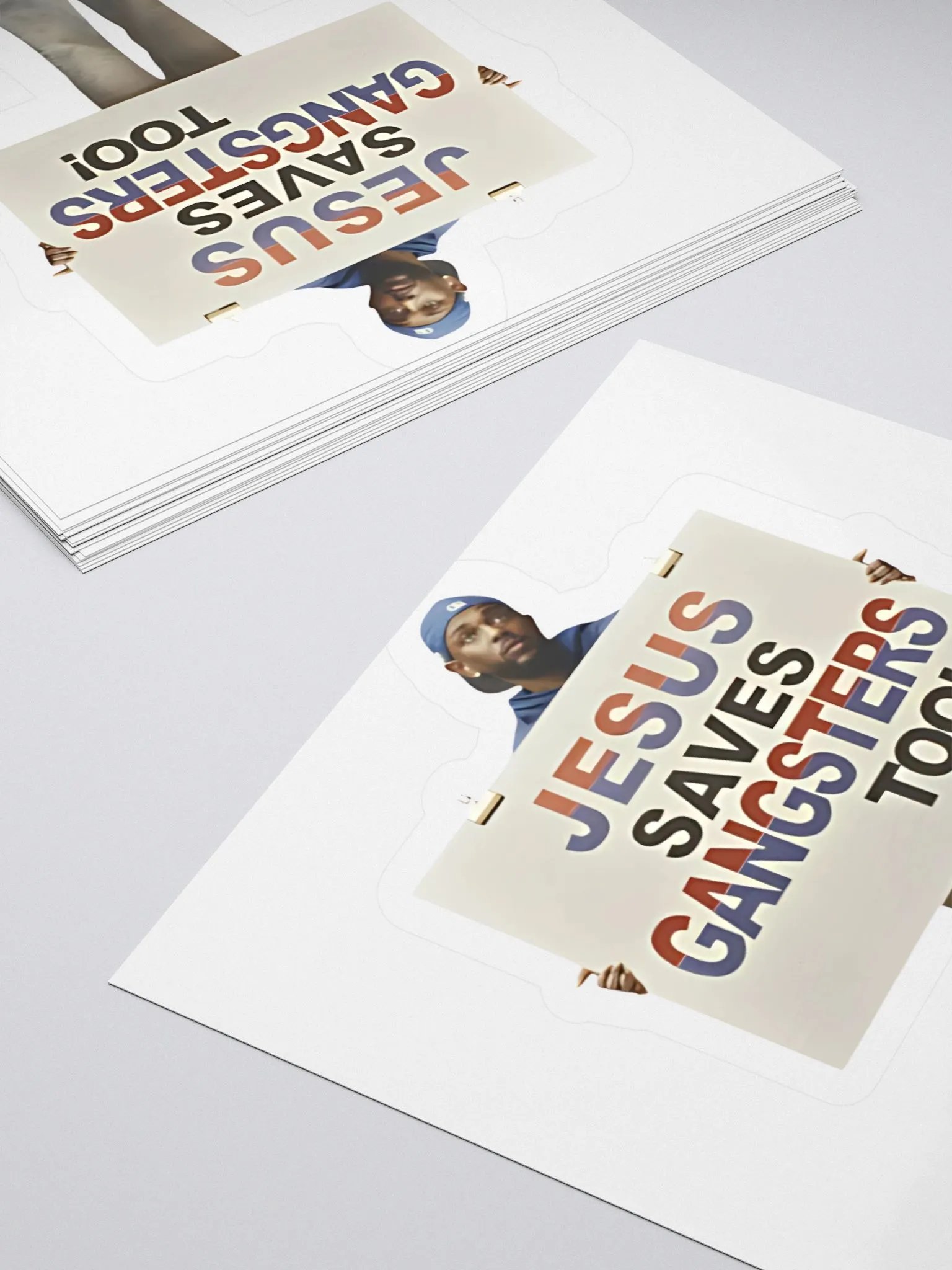 Kendrick Lamar Jesus Saves Gangsters Too Sticker product image (4)