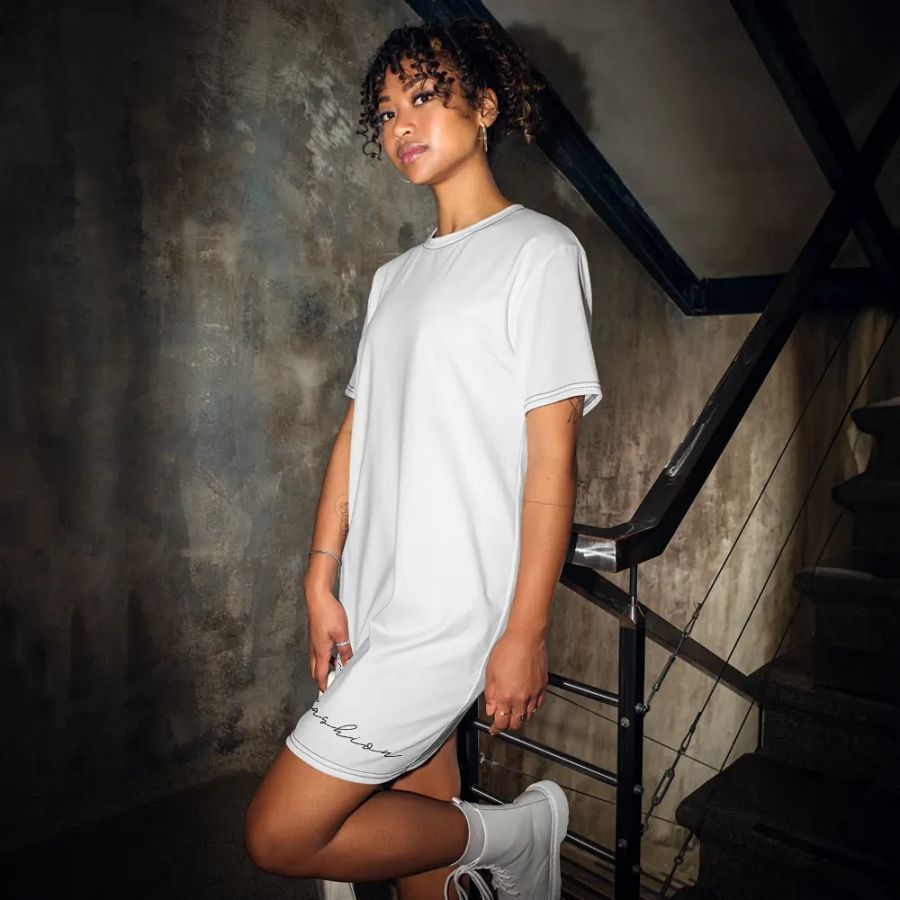 Trendy Oversized T-Shirt Dress product image (10)