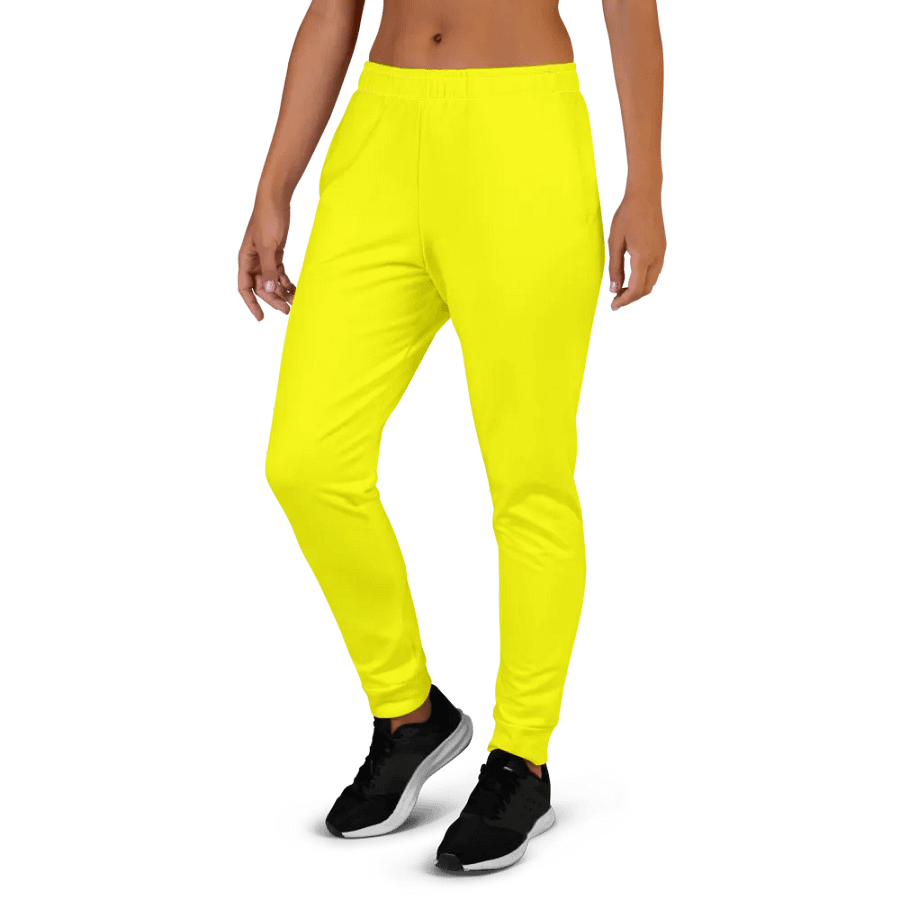 Plain Color Yellow Joggers product image (3)