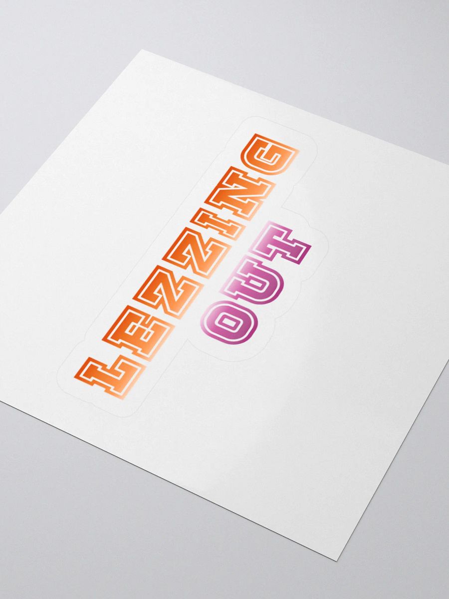 LEZZING OUT STICKER product image (8)