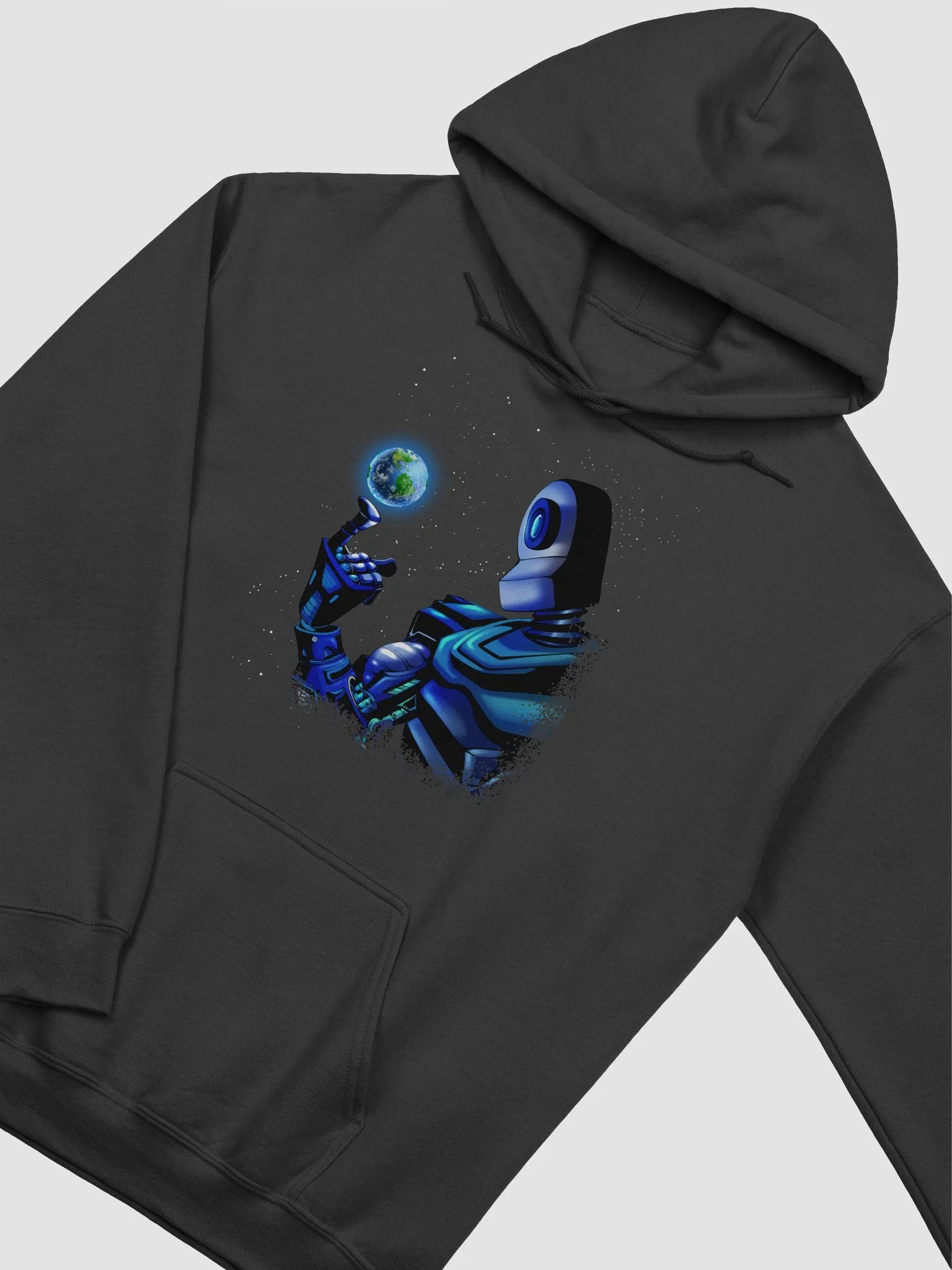 Robot Holding The World - Hoodie product image (36)