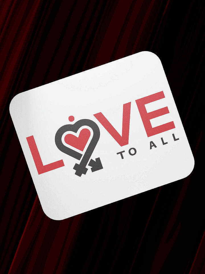 L2A 2025 Logo Small White Mousepad product image (1)