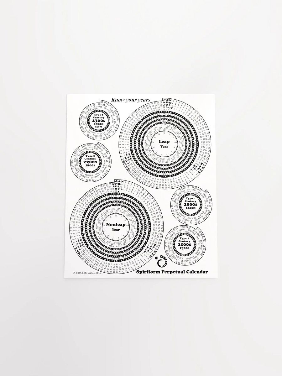 Spiriform Perpetual Calendar 8