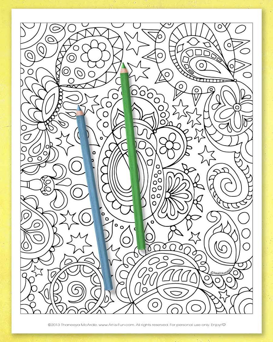 Abstract Coloring Pages product image (12)