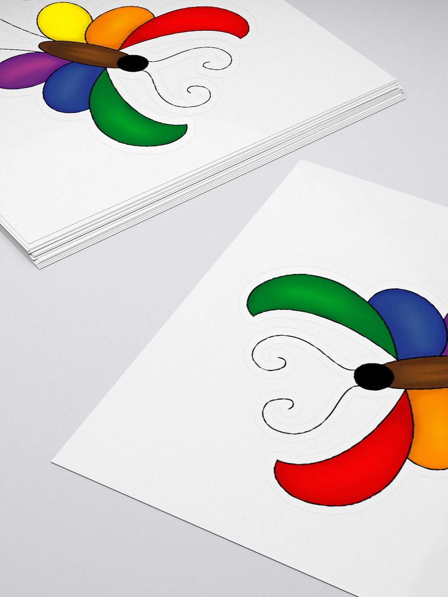 Rainbow Butterfly Sticker product image (12)
