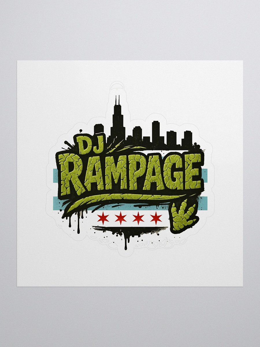 DJ RAMPAGE DINO STICKER product image (1)