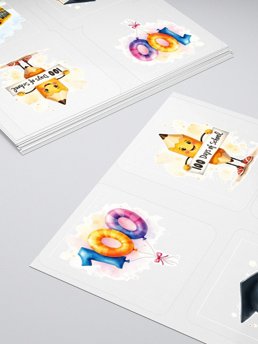 100 Days of School Celebration Sticker Pack product image (11)