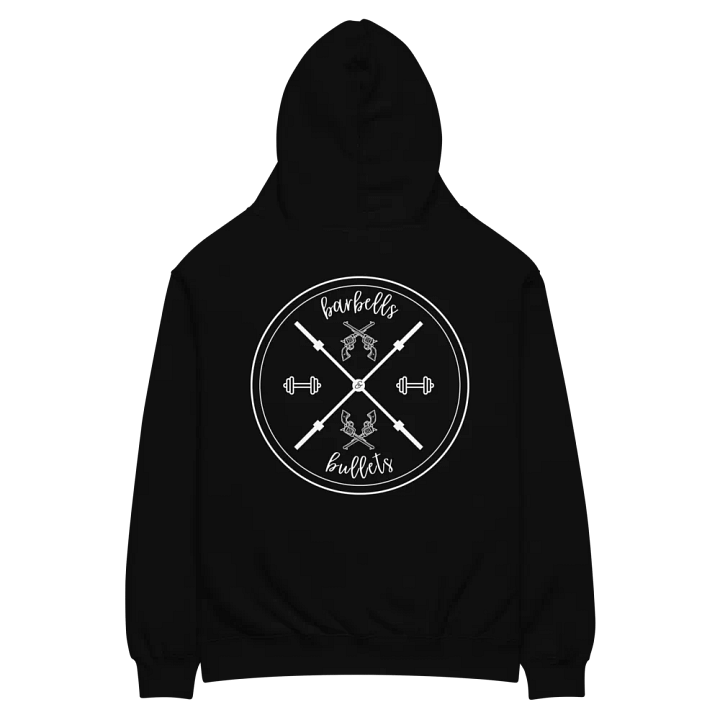 Barbells & Bullets X Emblem Unisex Hoodie product image (2)