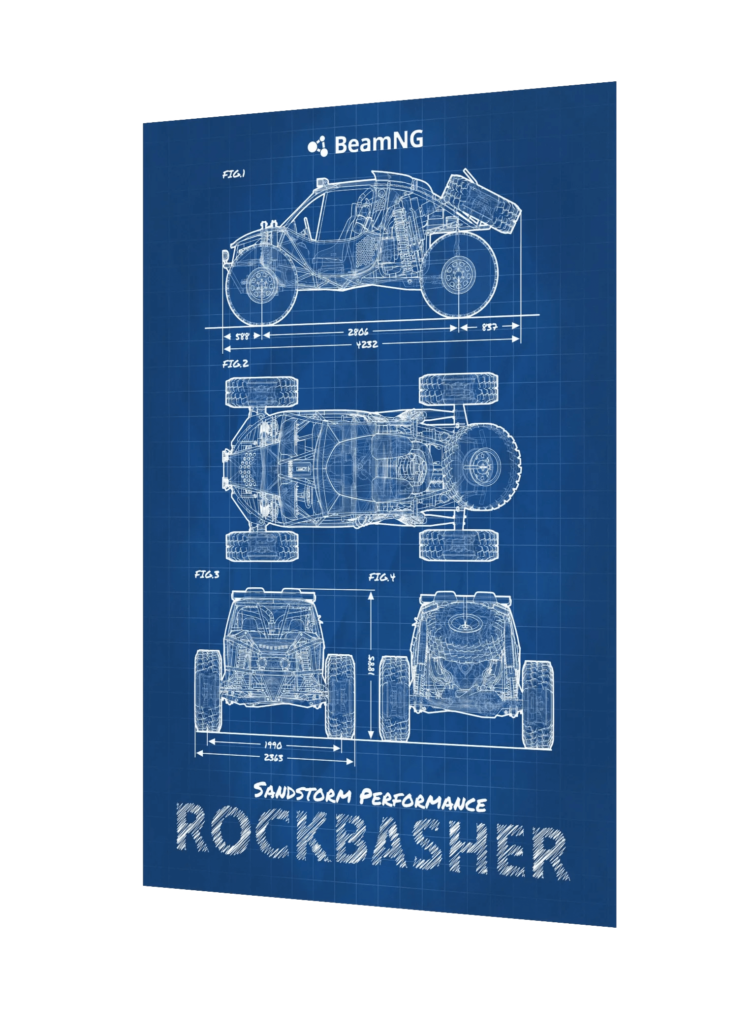 SP Rockbasher Blueprint Poster product image (3)