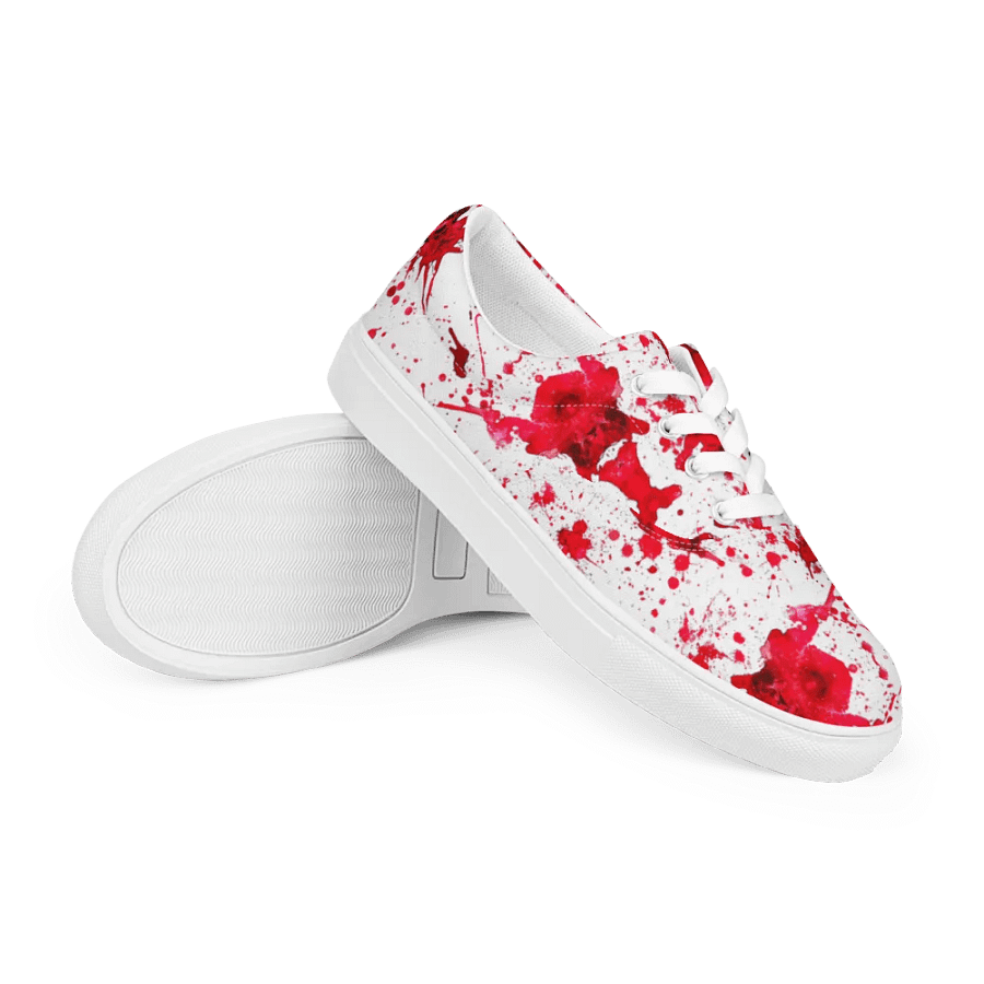 Crime Scene Women's Canvas Shoes product image (9)
