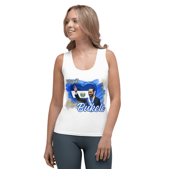 Salvadoran President Waving Flag Women's Tank Top product image (1)