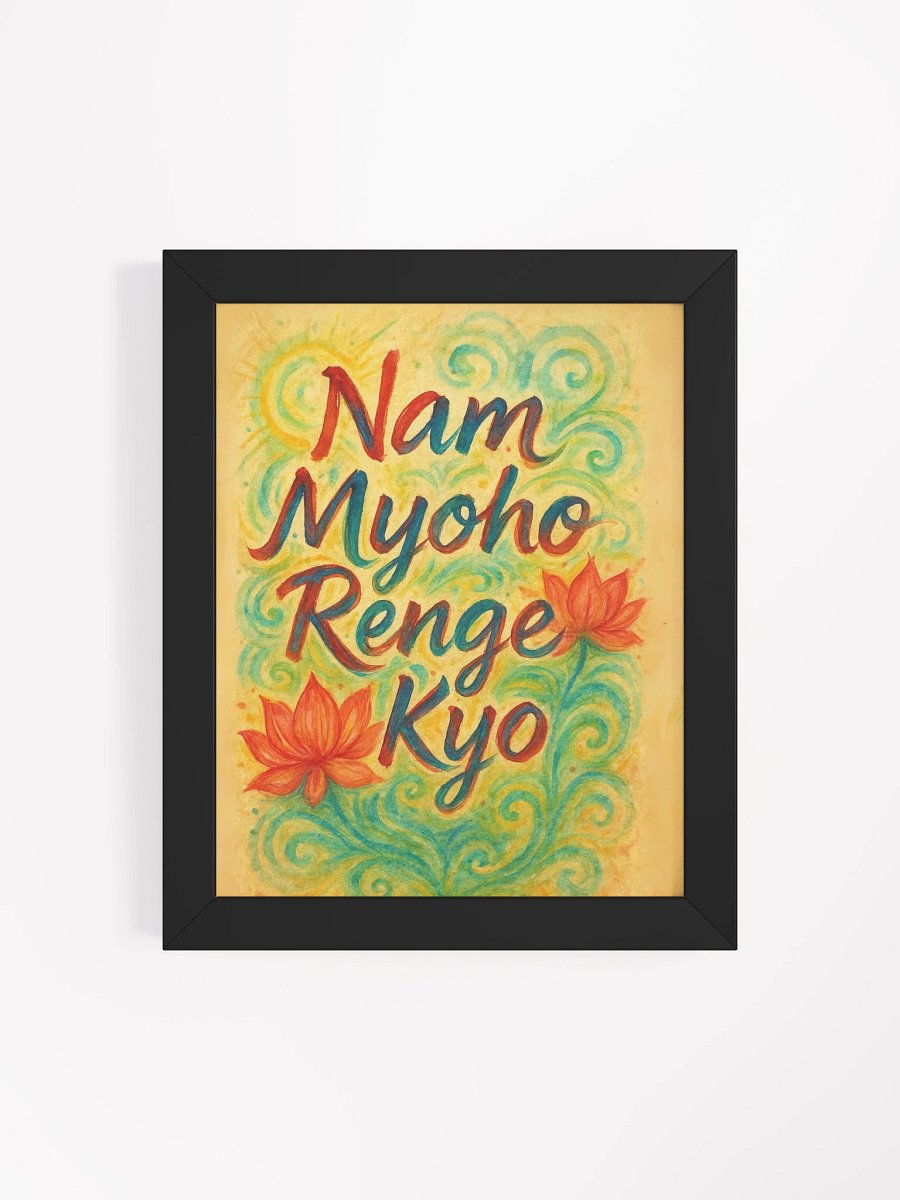 Vibrant Nichiren Buddhism Wall Art for Home or Altar product image (4)