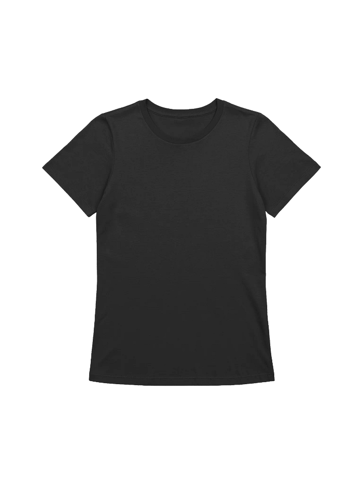 Girl with Sunhat and Tropical Sunset Beach Scene T-shirt B+C Relaxed Fit product image (1)