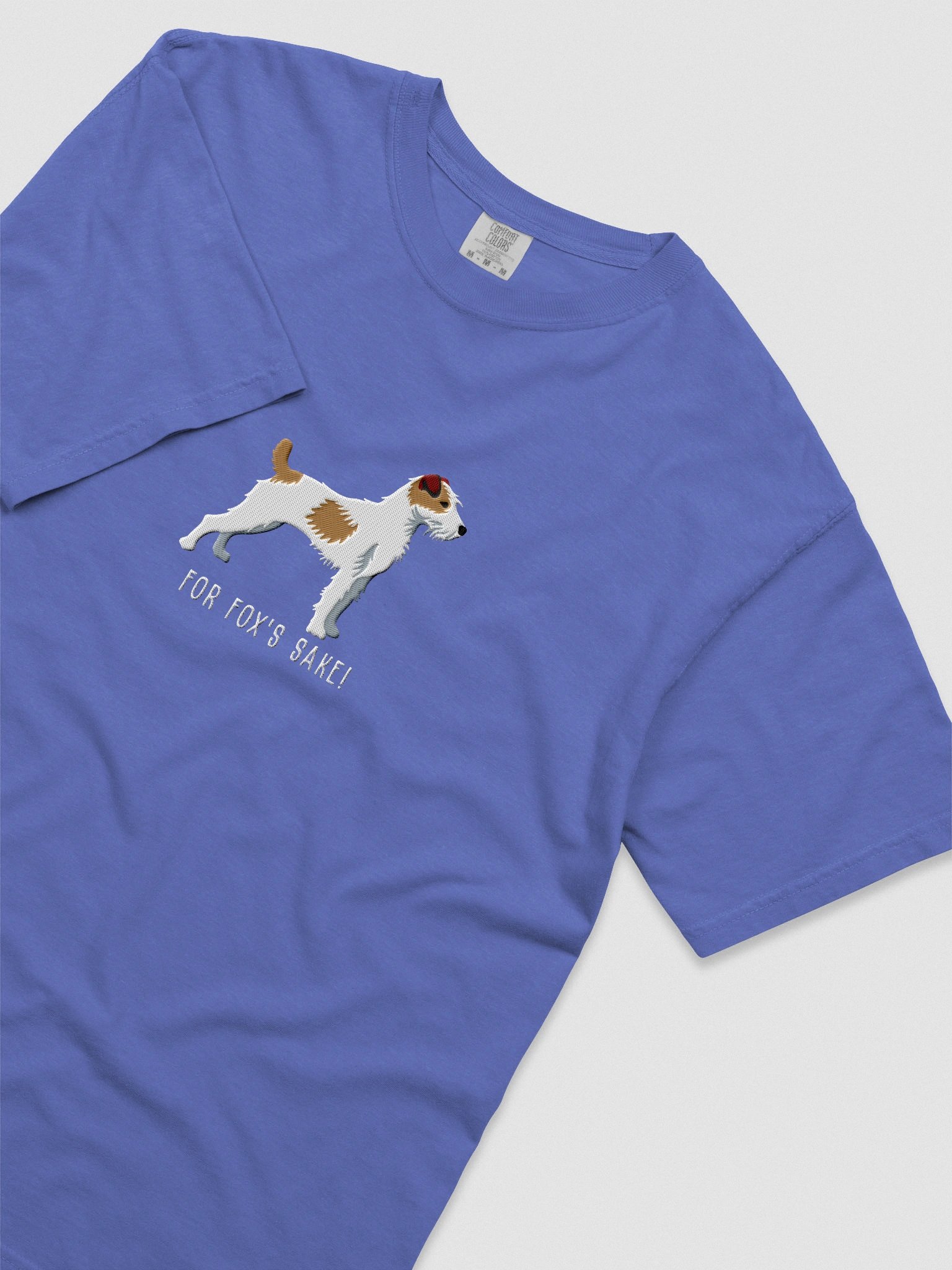 For Fox's Sake! T-Shirt(Embroidered) of a Parson Russell Terrier(Brown & White) product image (8)