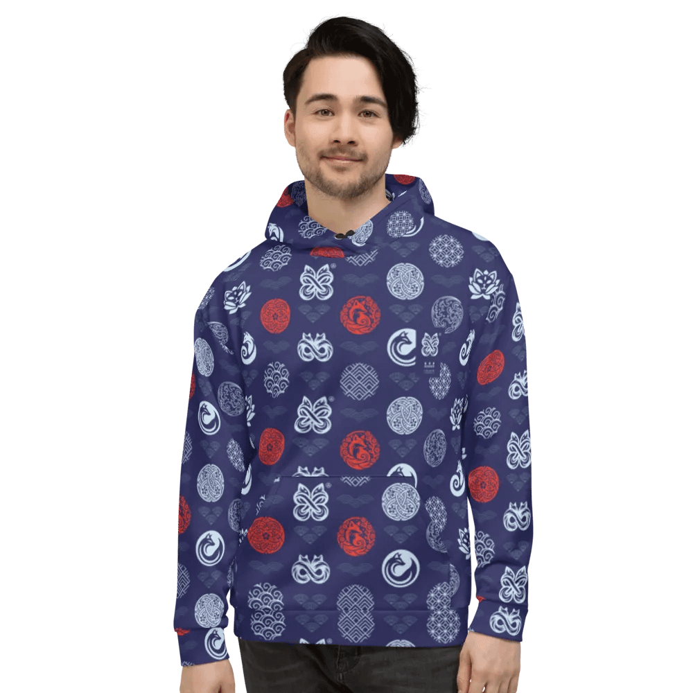 Mythical Motifs Unisex Hoodie A product image (2)