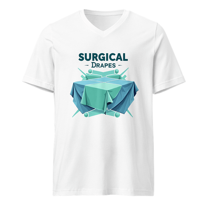 Sterile Teal Surgical Drapes Print Tee product image (5)