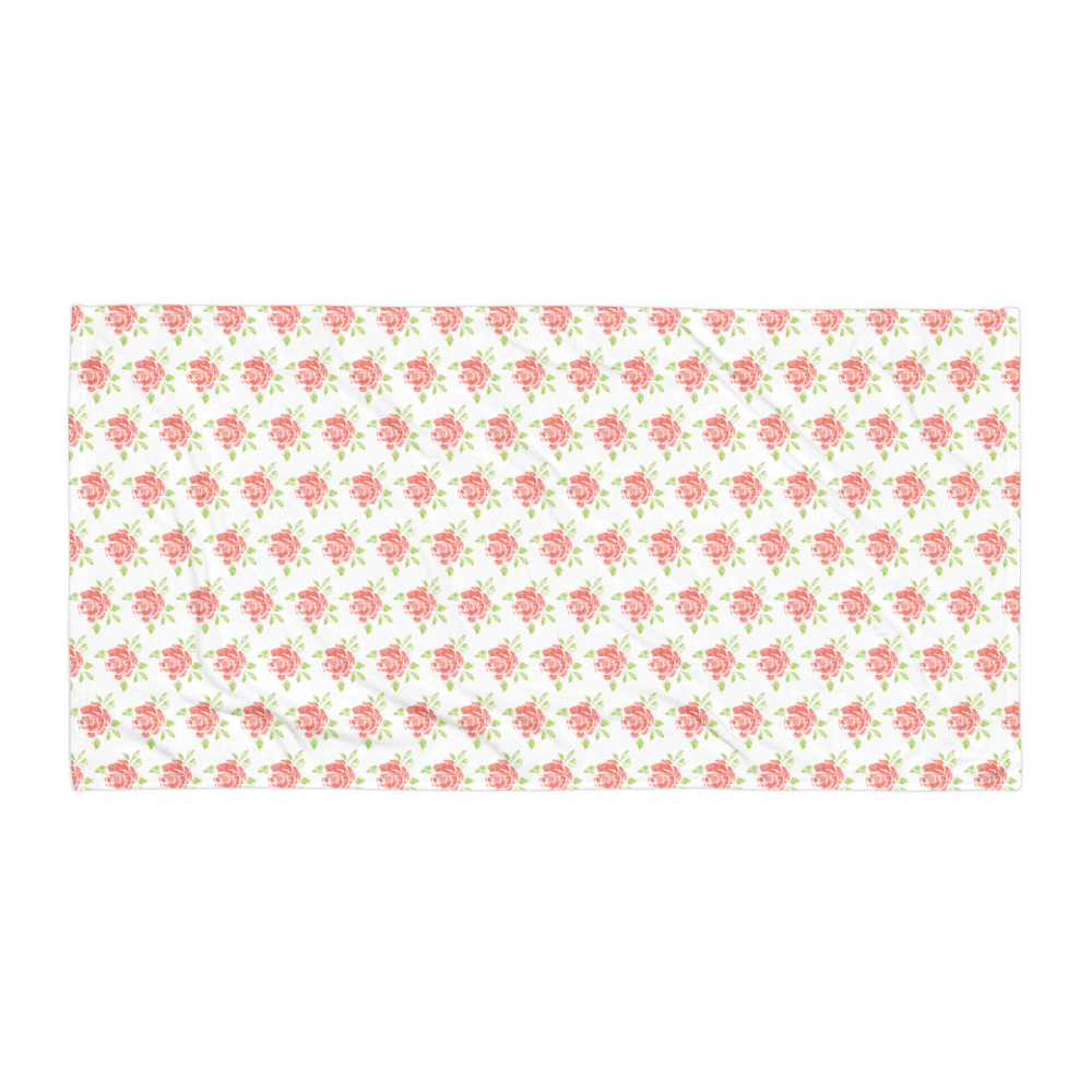 Rose Pattern Towel product image (1)