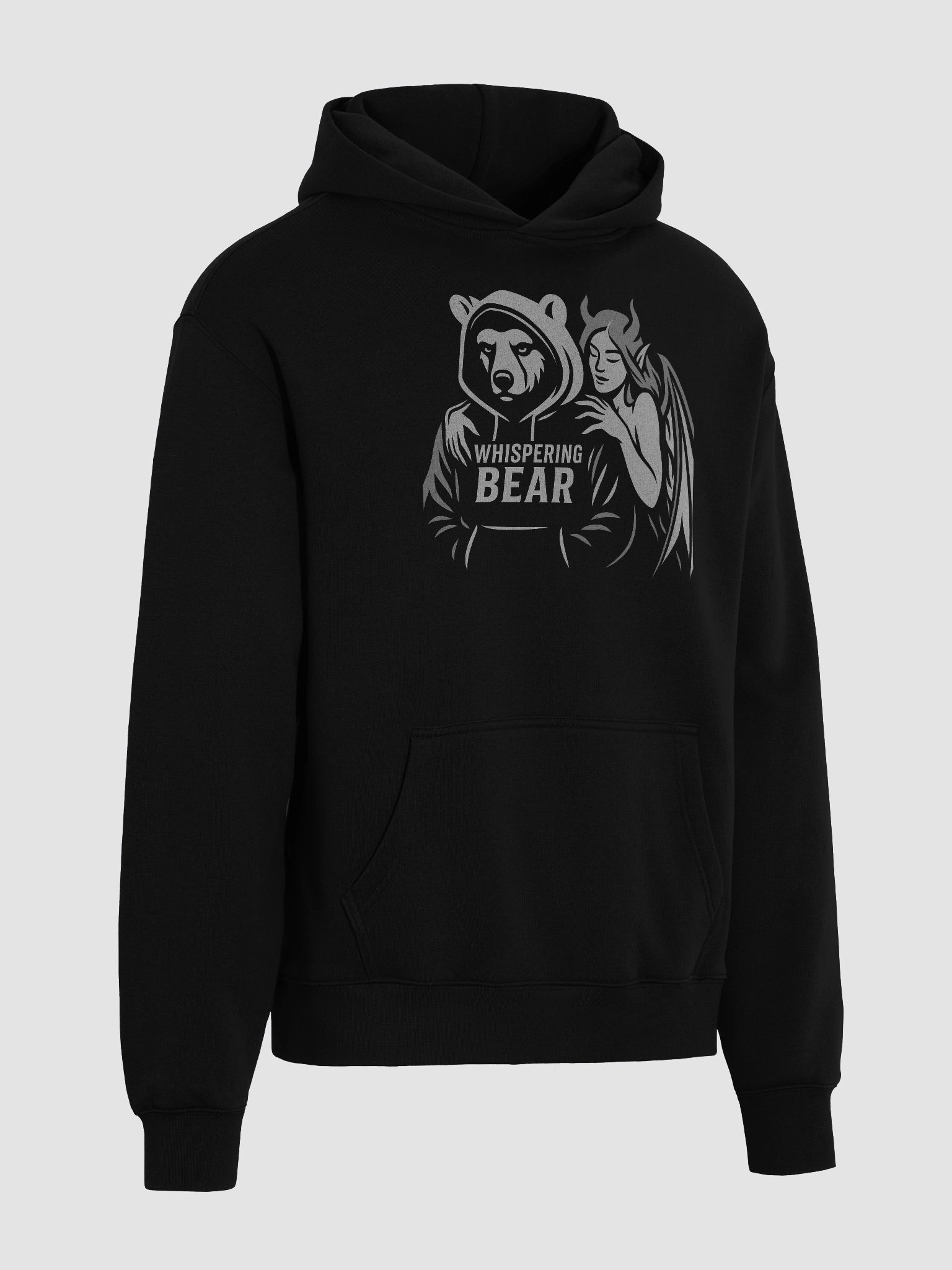 Hoodie Bear, B&W product image (4)