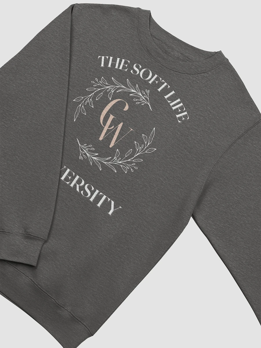 The Soft Life Sweatshirt | Charcoal Heather product image (3)