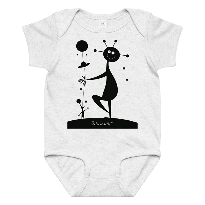 Rabbit Skins Baby Jersey Bodysuit product image (4)