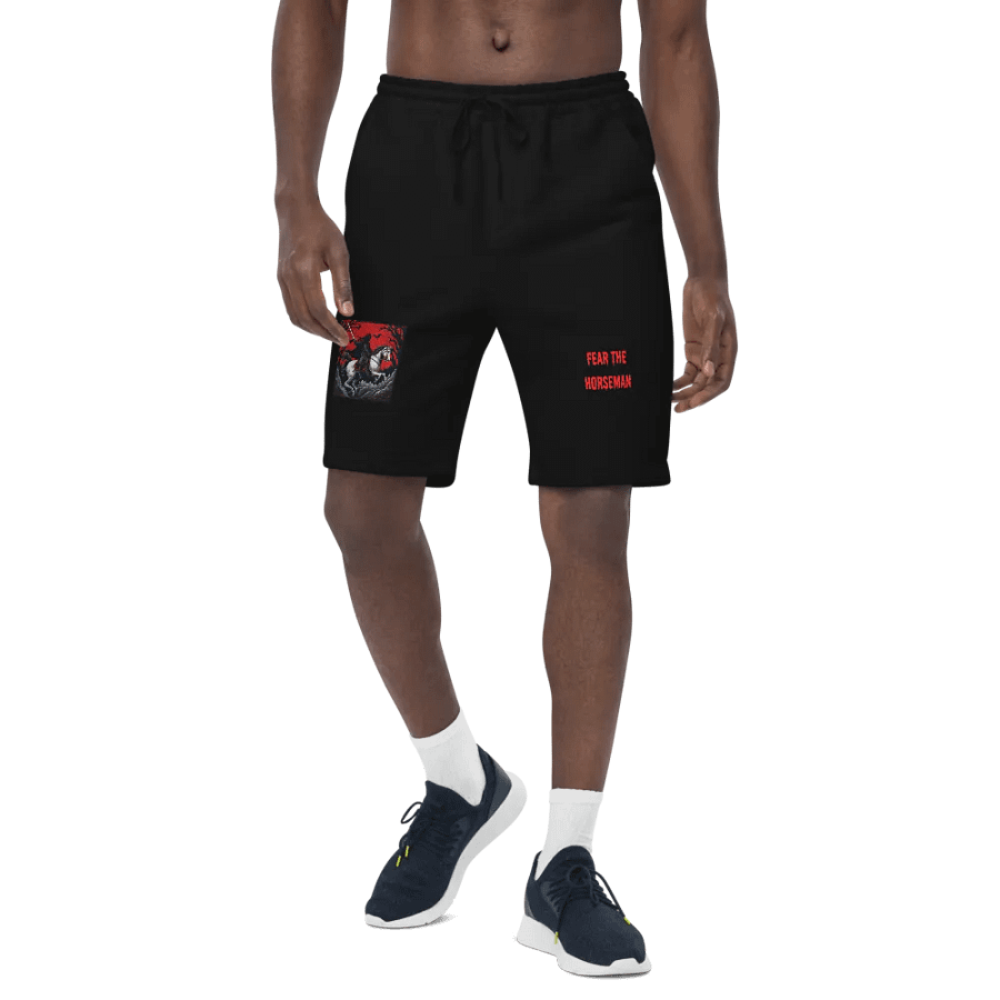 Fear The Horseman fleece shorts product image (5)
