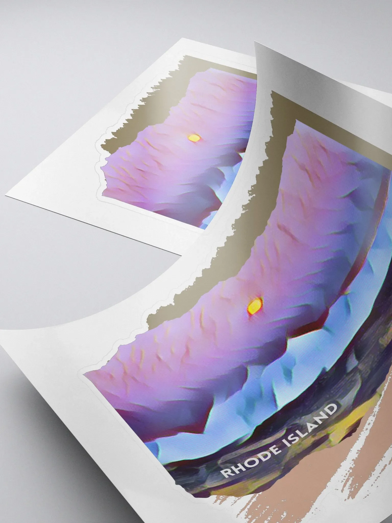 Home is Rhode Island Graphic Sticker product image (4)