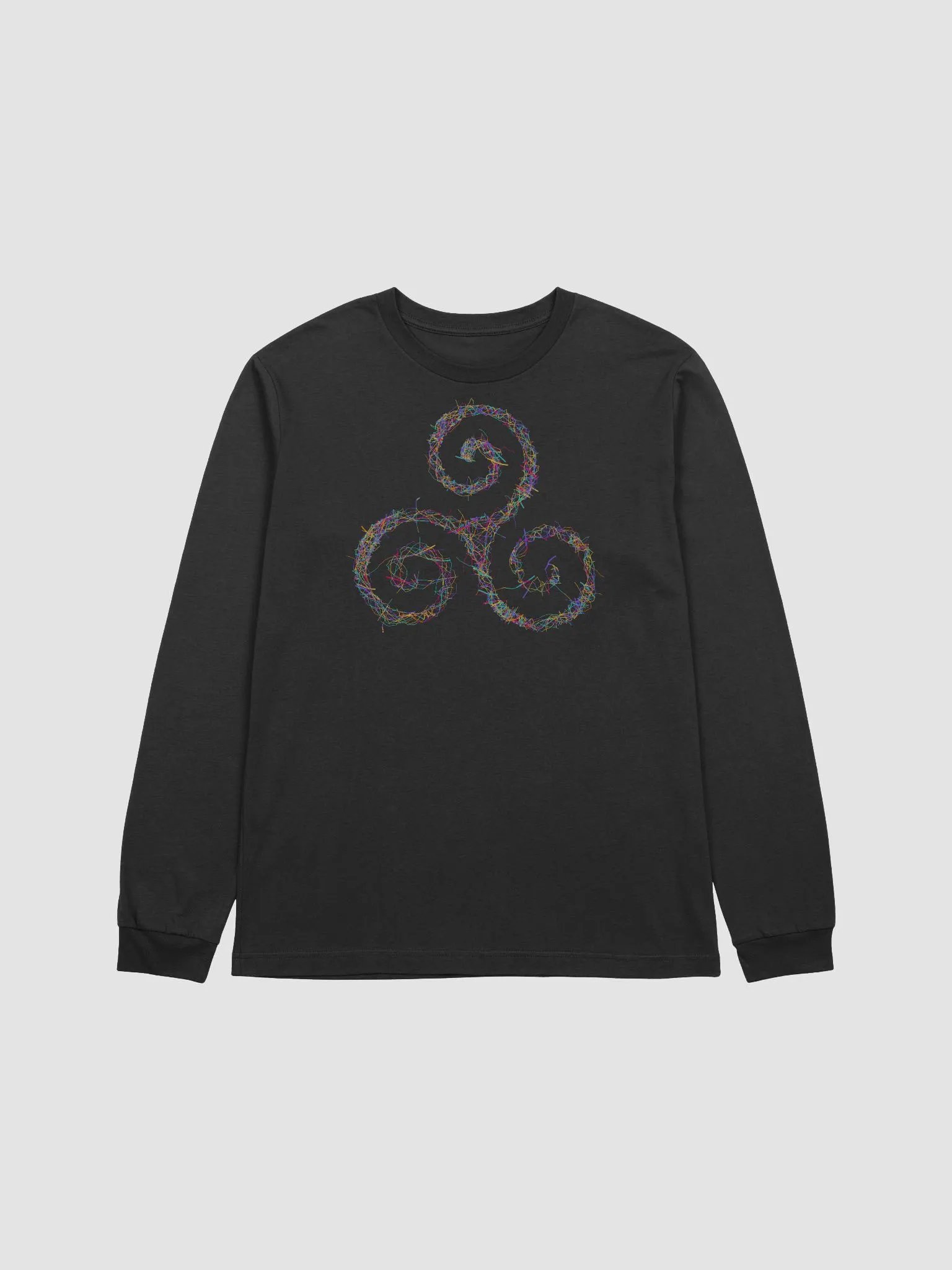 Tri-Spiral Chaos Long Sleeve Tee product image (1)
