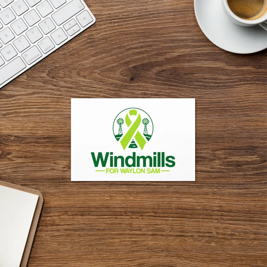 Windmills For Waylon Sam Postcard product image (6)